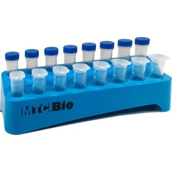 Mtc Bio MTC Bio 2 Tiered Rack For 5 ml MacroTubes, 16 Place, Blue C2590